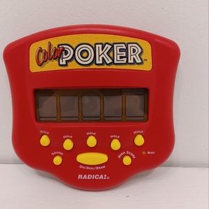 Radica 1999 color Poker hand held game. Works